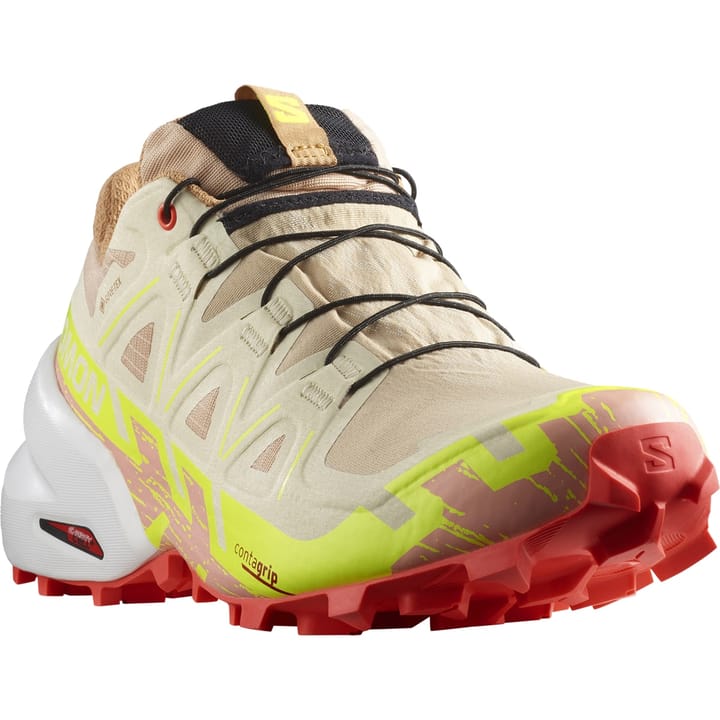 Salomon Speedcross 6 Gtx W Hazelnutsafety Yellowfiery Coral